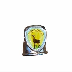 Wisconsin silver thimble